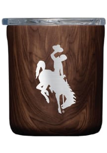 Wyoming Cowboys Corkcicle Buzz Stainless Steel Tumbler - Brown