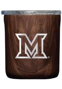 Miami RedHawks Corkcicle Buzz Stainless Steel Tumbler - Brown