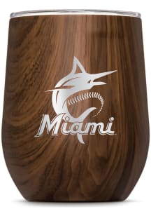 Miami Marlins Corkcicle Triple Insulated Stainless Steel Stemless