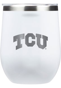 TCU Horned Frogs Corkcicle Triple Insulated Stainless Steel Stemless
