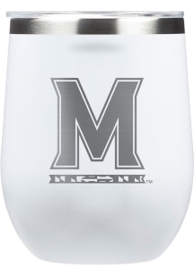 White Maryland Terrapins Corkcicle Triple Insulated Stainless Steel Stemless
