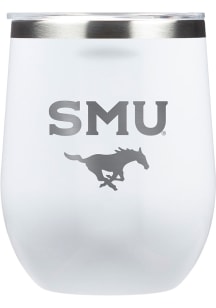 SMU Mustangs Corkcicle Triple Insulated Stainless Steel Stemless