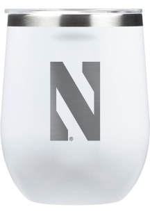 White Northwestern Wildcats Corkcicle Triple Insulated Stainless Steel Stemless