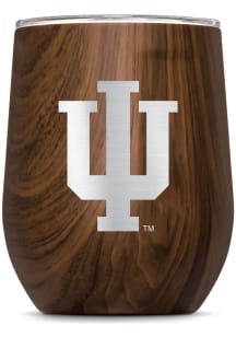 Brown Indiana Hoosiers Corkcicle Triple Insulated Stainless Steel Stemless