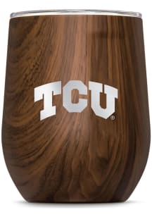 TCU Horned Frogs Corkcicle Triple Insulated Stainless Steel Stemless