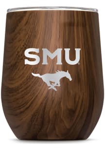 SMU Mustangs Corkcicle Triple Insulated Stainless Steel Stemless