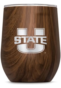 Utah State Aggies Corkcicle Triple Insulated Stainless Steel Stemless