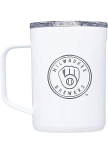 Milwaukee Brewers Corkcicle 116oz Coffee Stainless Steel Tumbler - White