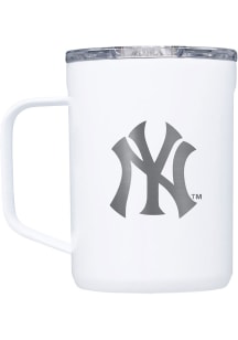 New York Yankees Corkcicle 116oz Coffee Stainless Steel Tumbler - White