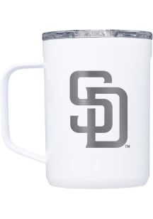 San Diego Padres Corkcicle 116oz Coffee Stainless Steel Tumbler - White