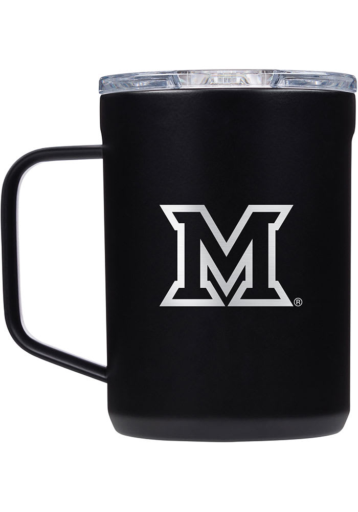 Miami RedHawks Corkcicle 116oz Coffee Stainless Steel Tumbler - Black