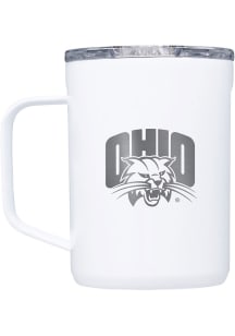 Ohio Bobcats Corkcicle 116oz Coffee Stainless Steel Tumbler - White