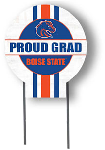Boise State Broncos KH Sports Fan Grad graduation graphic Yard Sign - White
