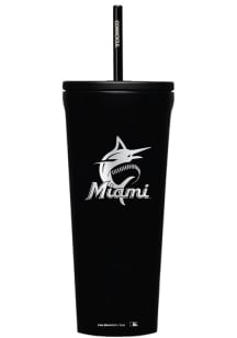 Miami Marlins Corkcicle 24oz Cold Stainless Steel Tumbler - Black