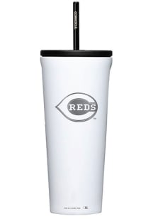 Cincinnati Reds Corkcicle 24oz Cold Stainless Steel Tumbler - White