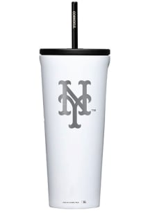 New York Mets Corkcicle 24oz Cold Stainless Steel Tumbler - White