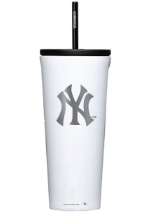 New York Yankees Corkcicle 24oz Cold Stainless Steel Tumbler - White
