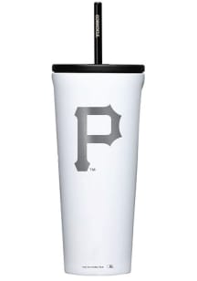 Pittsburgh Pirates Corkcicle 24oz Cold Stainless Steel Tumbler - White