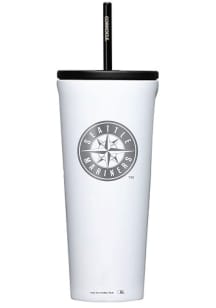 Seattle Mariners Corkcicle 24oz Cold Stainless Steel Tumbler - White