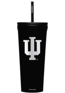 Black Indiana Hoosiers Corkcicle 24oz Cold Stainless Steel Tumbler