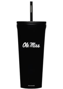 Ole Miss Rebels Corkcicle 24oz Cold Stainless Steel Tumbler - Black