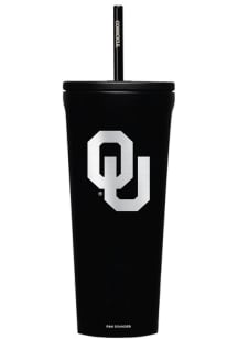 Oklahoma Sooners Corkcicle 24oz Cold Stainless Steel Tumbler - Black