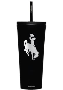 Wyoming Cowboys Corkcicle 24oz Cold Stainless Steel Tumbler - Black