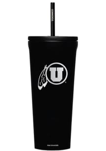 Utah Utes Corkcicle 24oz Cold Stainless Steel Tumbler - Black