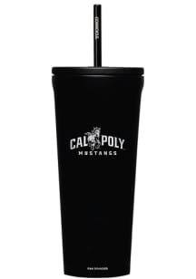 Cal Poly Mustangs Corkcicle 24oz Cold Stainless Steel Tumbler - Black