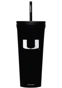 Miami Hurricanes Corkcicle 24oz Cold Stainless Steel Tumbler - Black