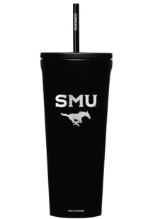 SMU Mustangs Corkcicle 24oz Cold Stainless Steel Tumbler - Black