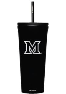 Miami RedHawks Corkcicle 24oz Cold Stainless Steel Tumbler - Black