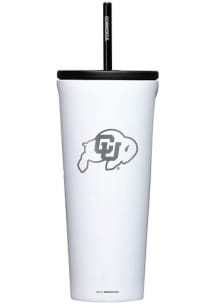 Colorado Buffaloes Corkcicle 24oz Cold Stainless Steel Tumbler - White