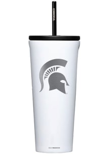 Michigan State Spartans Corkcicle 24oz Cold Stainless Steel Tumbler - White
