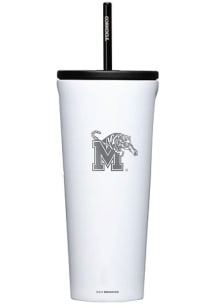 Memphis Tigers Corkcicle 24oz Cold Stainless Steel Tumbler - White