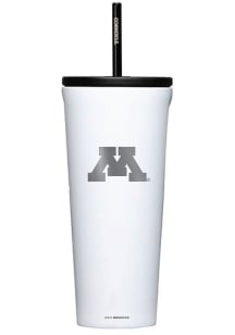 White Minnesota Golden Gophers Corkcicle 24oz Cold Stainless Steel Tumbler