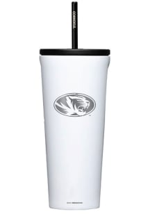 Missouri Tigers Corkcicle 24oz Cold Stainless Steel Tumbler - White