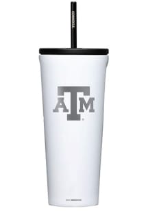 Texas A&amp;M Aggies Corkcicle 24oz Cold Stainless Steel Tumbler - White