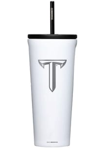 Troy Trojans Corkcicle 24oz Cold Stainless Steel Tumbler - White