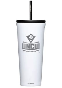 UNCW Seahawks Corkcicle 24oz Cold Stainless Steel Tumbler - White
