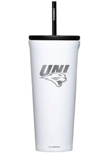 Northern Iowa Panthers Corkcicle 24oz Cold Stainless Steel Tumbler - White