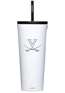 Virginia Cavaliers Corkcicle 24oz Cold Stainless Steel Tumbler - White