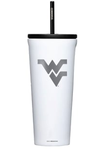 West Virginia Mountaineers Corkcicle 24oz Cold Stainless Steel Tumbler - White