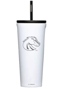 Boise State Broncos Corkcicle 24oz Cold Stainless Steel Tumbler - White
