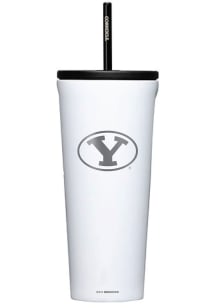 BYU Cougars Corkcicle 24oz Cold Stainless Steel Tumbler - White