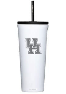 Houston Cougars Corkcicle 24oz Cold Stainless Steel Tumbler - White