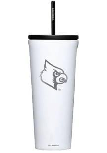 Louisville Cardinals Corkcicle 24oz Cold Stainless Steel Tumbler - White