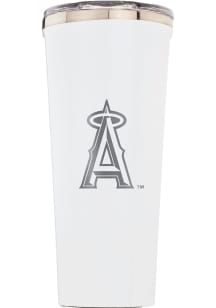 Los Angeles Angels Corkcicle Triple Insulated Stainless Steel Tumbler - White