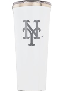 New York Mets Corkcicle Triple Insulated Stainless Steel Tumbler - White