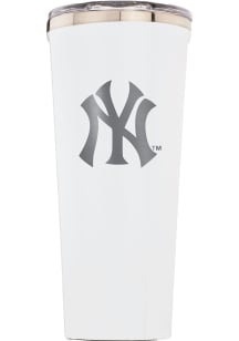 New York Yankees Corkcicle Triple Insulated Stainless Steel Tumbler - White